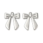 304 подвески из нержавеющей стали, очарование бантом, анти-тускнение