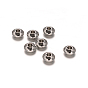304 Stainless Steel Spacer Beads, Metal Findings for Jewelry Making Supplies, Saucer Beads