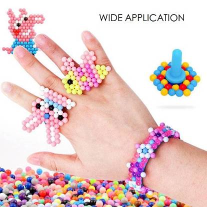 China Factory DIY 30 Colors 6000Pcs 4mm PVA Round Water Fuse Beads