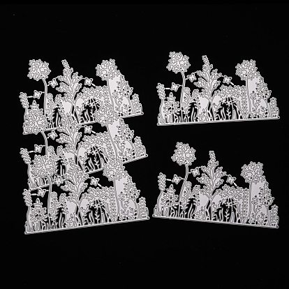 Flower Carbon Steel Cutting Dies Stencils, for DIY Scrapbooking/Photo Album, Decorative Embossing DIY Paper Card