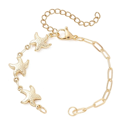 304 Изготовление браслета из цепочки в виде морской звезды из нержавеющей стали и цепочки из латунных скрепок