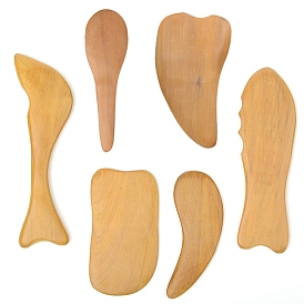 Planches de bois de gua sha, grattage des outils de massage, outil gua sha pour le soulagement du corps du visage