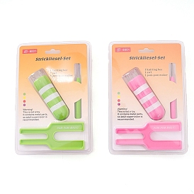 Plastic Knit Spool Loom Set, Spool Knitter Bee Rope Knitting Tool