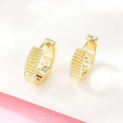 Латунные серьги обруча, полоса