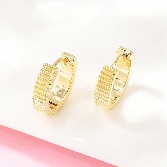 Латунные серьги обруча, полоса