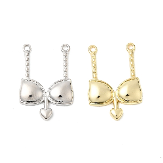 Латунные подвески, Одежда прелести, стойки покрытие, долговечный, без свинца и без кадмия