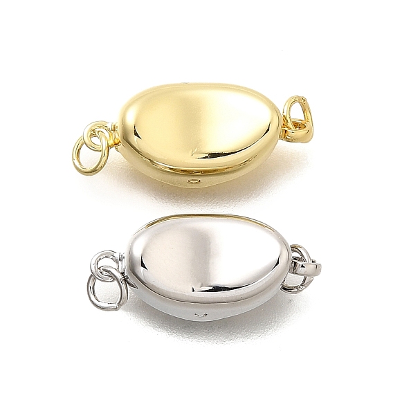 Овальная стойка покрытие латунные застежки коробки, долговечный, без свинца и без кадмия