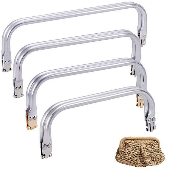 4шт. 4 варианты алюминиевой ручки для сумки, аксессуары для замены сумок