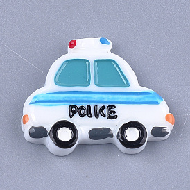 Resin Cabochons, Police Car