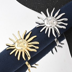 Латунные манжеты для пальцев для женщин и мужчин, без кадмия и без свинца, солнце