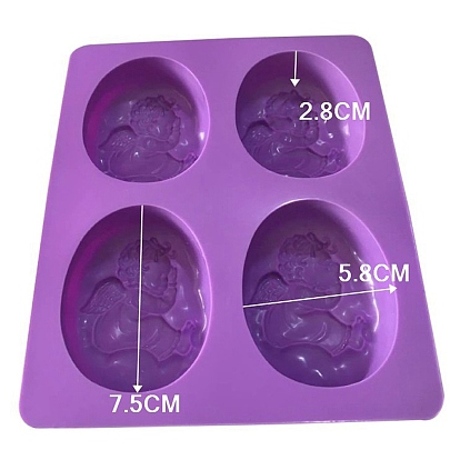 Angle DIY Silicone Soap Molds, Resin Casting Molds, For UV Resin, Epoxy Resin Jewelry Making