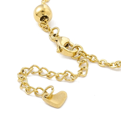 Vacuum Plating 304 Stainless Steel Satellite Chains Anklet for Women