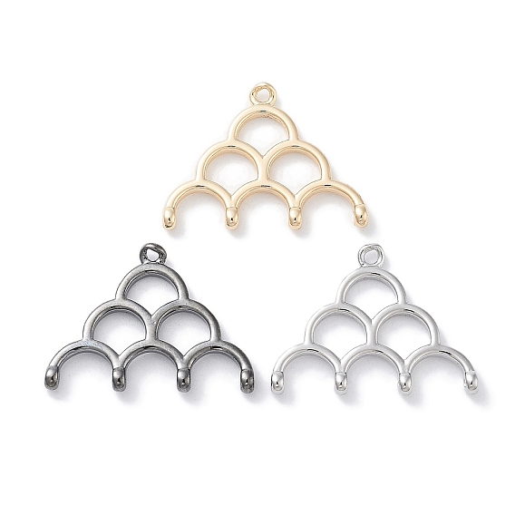 Латунные подвески, без кадмия, без никеля и без свинца, равнобедренный треугольник амулеты