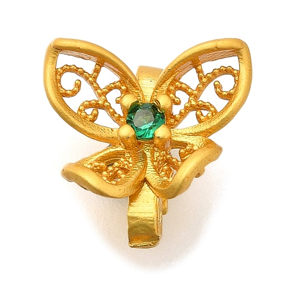 Латунные застежки с крючками из циркония, долговечный, бабочка