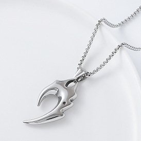 Винтажные кулоны в виде племенного пламени, 304 украшения из нержавеющей стали для мужчин и женщин