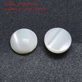 Shell Cabochons, Half Round