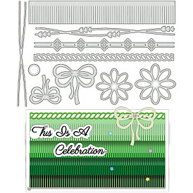 Углеродистая сталь разрезает трафареты, Шаблон для изготовления бумажных карточек с декоративным тиснением для скрапбукинга своими руками, художественный промысел