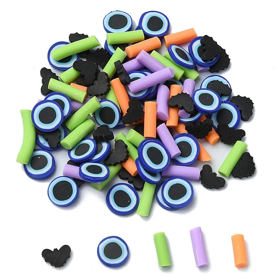 Ручной полимерной глины кабошонов, тепло/круглый/колонна