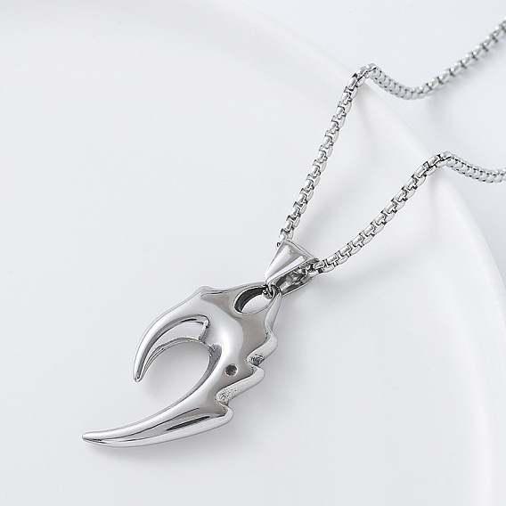 Винтажные кулоны в виде племенного пламени, 304 украшения из нержавеющей стали для мужчин и женщин