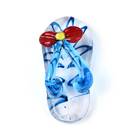 Подвески лэмпворк ручной работы, тапочка