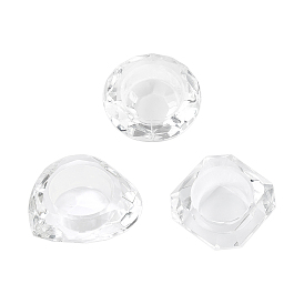 Fingerinspire K5 Crystal Glass Candle Holder, Perfect Home Party Decoration, Flat Round & Heart & Octagon