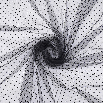 Полиэстеровая сетчатая ткань в горошек, для аксессуаров для одежды