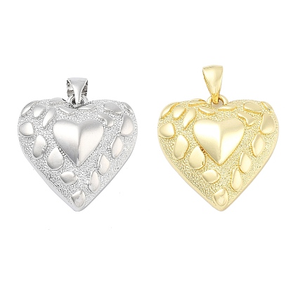 Латунные подвески, сердце прелести, стойки покрытие, без свинца и без кадмия, долговечный