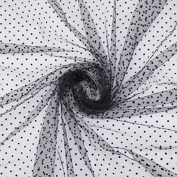 Полиэстеровая сетчатая ткань в горошек, для аксессуаров для одежды