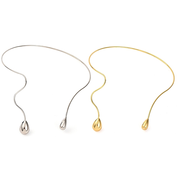 Латунь колье колье, без свинца и без кадмия, слеза