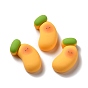 Opaque Resin Cabochons, Banana
