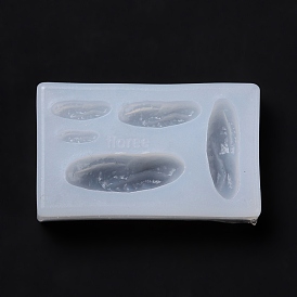DIY Pendants Silicone Molds, Resin Casting Pendant Molds, For UV Resin, Epoxy Resin Jewelry Making, Baguette