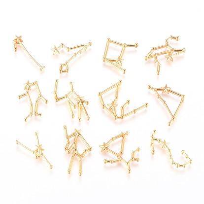 Сплав кабошонов, 12 созвездие, уф смола наполнитель материал