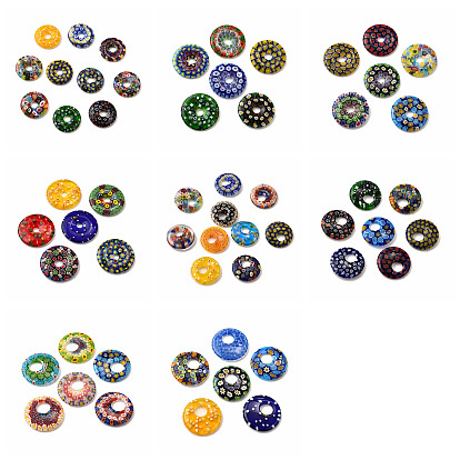 Стекло ручной работы тысячецветник бисера, пончик / пи-диск