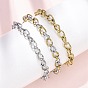 304 браслеты из кубинских звеньев из нержавеющей стали для женщин
