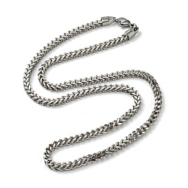 201 Stainless Steel Wheat Chains Necklace