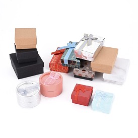 Cajas de joyas de cartón, formas mixtas