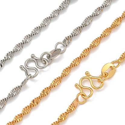 Латунные цепочки сингапур для женщин