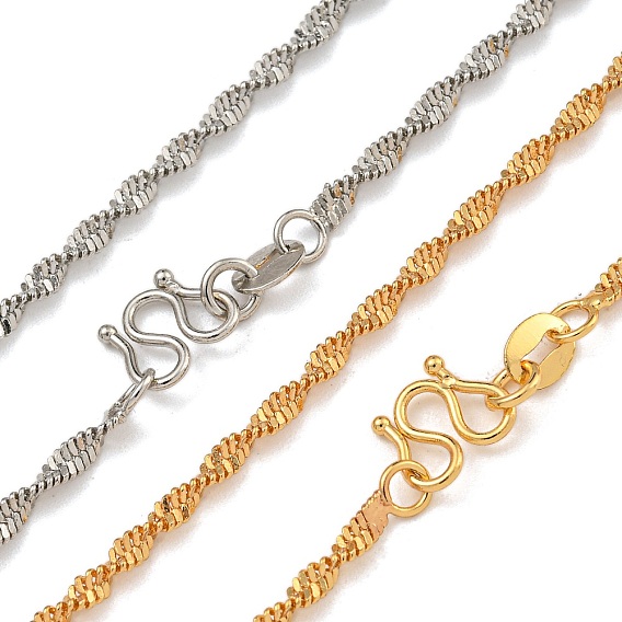 Латунные цепочки сингапур для женщин