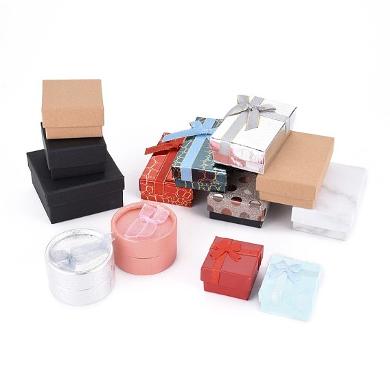 Cardboard Jewelry Boxes, Mixed Shapes