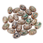 Tibetan Style dZi Beads, Natural Agate Beads, Dyed & Heated, Oval