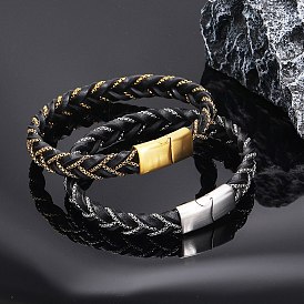 Imitation Leather Cord Bracelets
