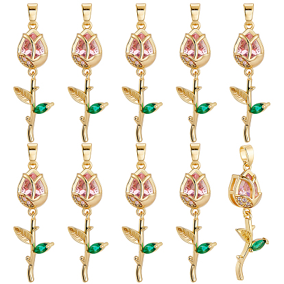 10 кулоны из латуни с микрочастицами и кубическим цирконием., 