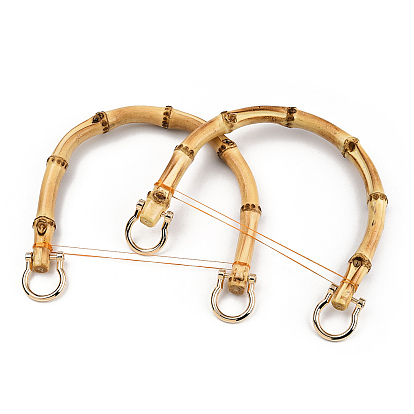 Бамбуковые ручки, Сплав с застежками, для замены ремней для мешков