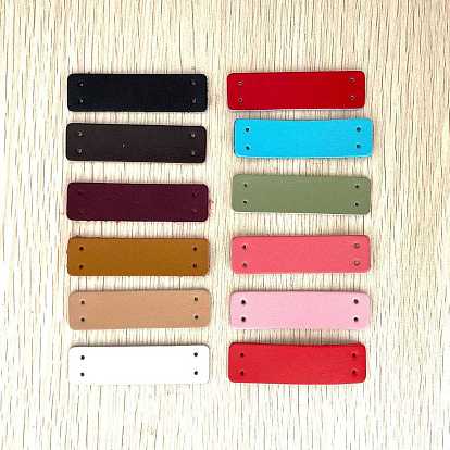 Маленькая этикетка из искусственной кожи, сумки для одежды своими руками, прямоугольные