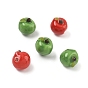 Фарфоровые бусины ручной работы, яблоко, яркие глазированный фарфор
