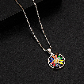 Кулон из сплава 316 цепочки из хирургической нержавеющей стали для мужчин, цвет нержавеющей стали