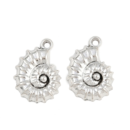 Сплавочные подвески тибетского стиля, в форме раковины