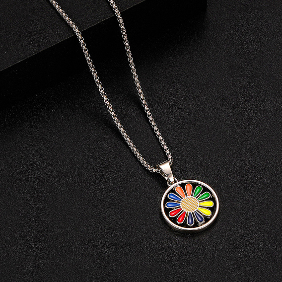 Кулон из сплава 316 цепочки из хирургической нержавеющей стали для мужчин, цвет нержавеющей стали