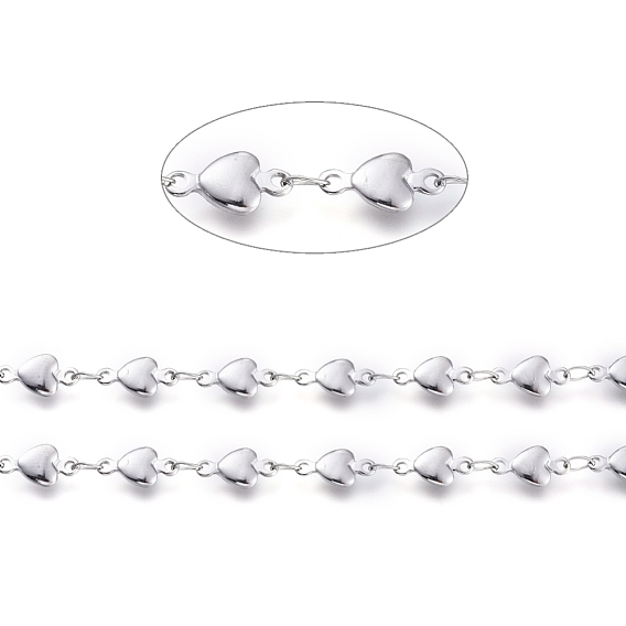 304 цепи из нержавеющей стали ссылка, пайки, с катушкой, сердце