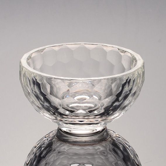 Faceted Bowl Glass Jewelry Displays